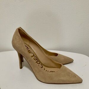 AVAILABLE IN JUNE Sam Edelman Tan Suede Heels